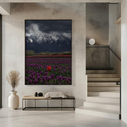 Wandkunst Tulpe in Vancouver, Kanada