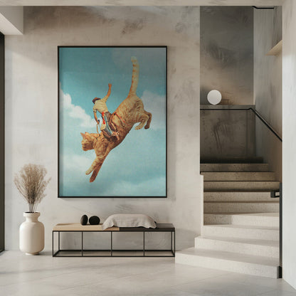 Wandbild Meehaw Rodio Katze