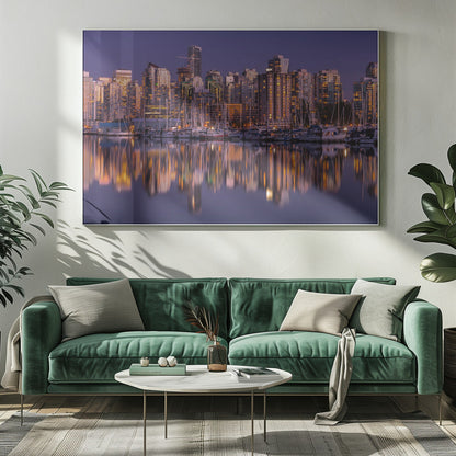Wandbild Leuchtendes Vancouver