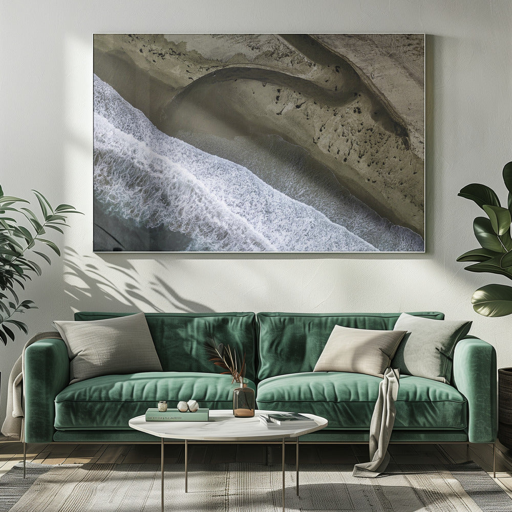 Wandbild Big Sur Luftaufnahme