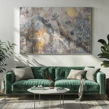 Wandbild Afrikanische Kunst Illustration Wandbild 114