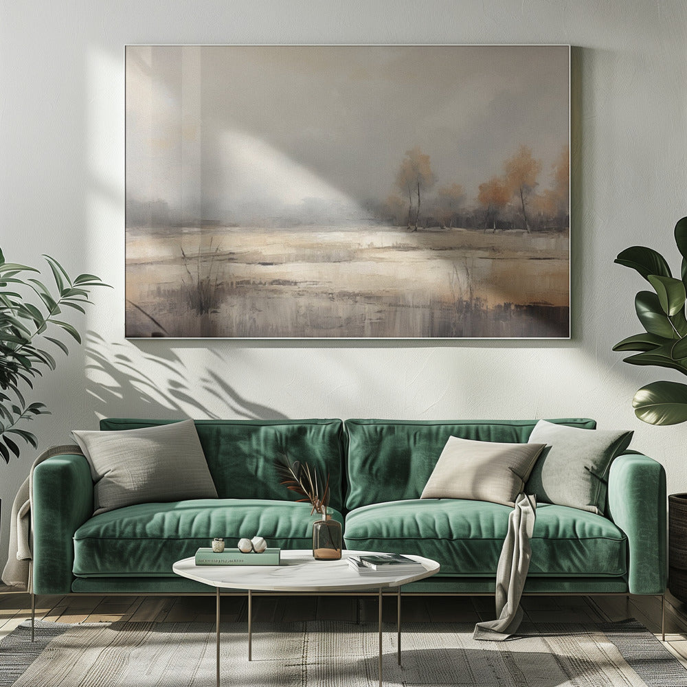 Wandbild Horizontale Abstrakte Landschaft 5
