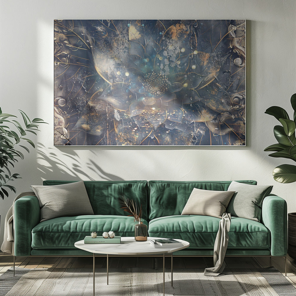 Wandbild Blumen Blumenkunst Illustration Wandkunst 046