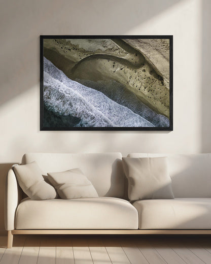 Wandbild Big Sur Luftaufnahme