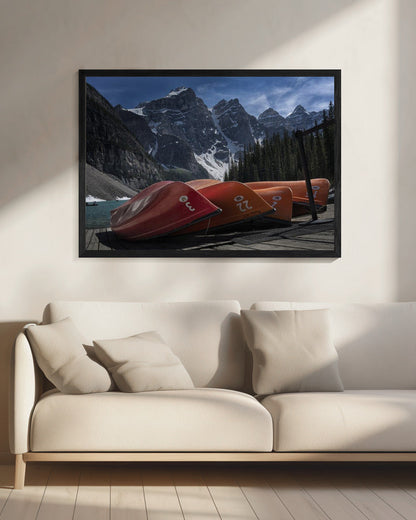 Wandkunst Vier Gipfel