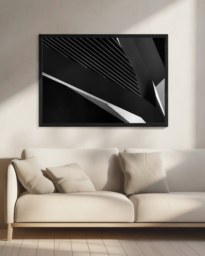 Wall art Abstraction of a swan