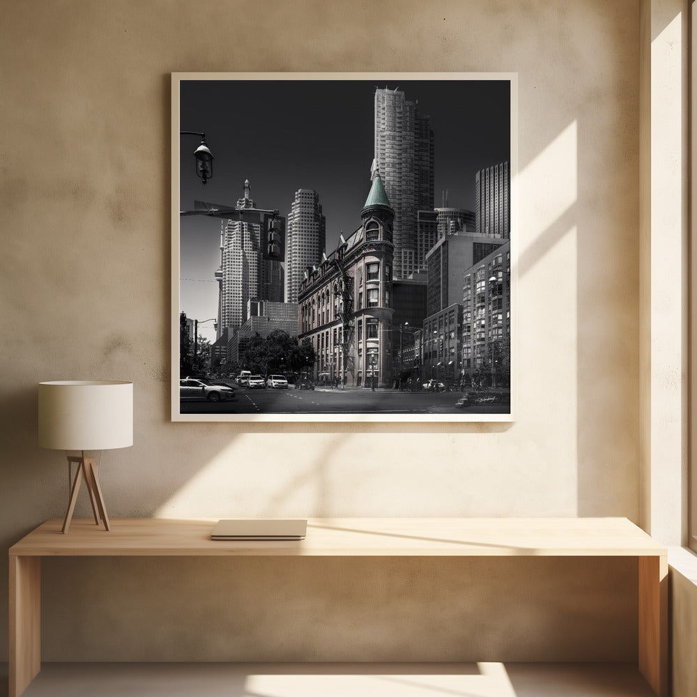 Wandbild Canadian Flatiron Leinwand-Wandbild