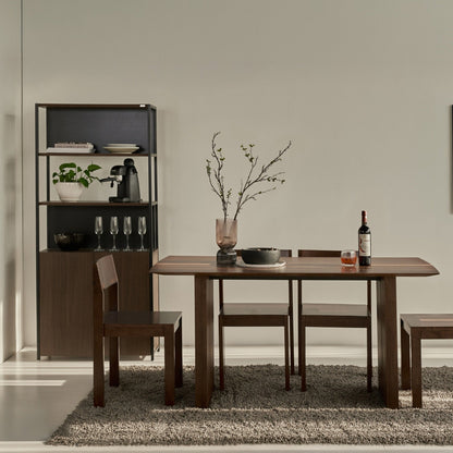 Plank 6-Seater Natural Oak Wood Dining Table