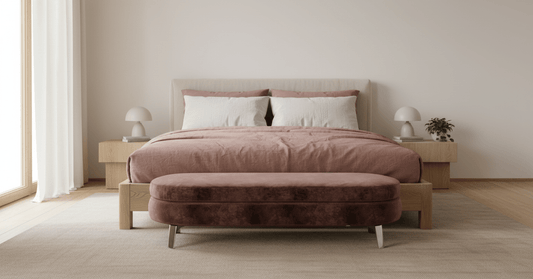 Plush Oval Bench