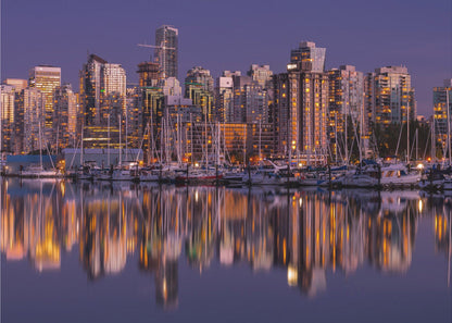 Wandbild Leuchtendes Vancouver