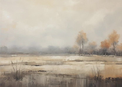 Wandbild Horizontale Abstrakte Landschaft 5