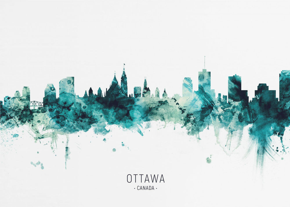 Wandkunst Ottawa Kanada Skyline