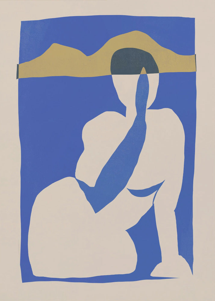 Wandkunst Muse ausgeschnitten