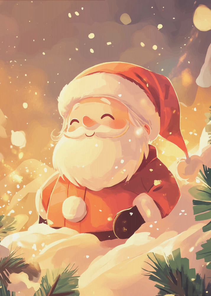 Wandbild Weihnachtsmann Leinwandbild