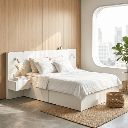 Rander 3-Piece Bedroom Set with Integrated Power & Reading Lamp
