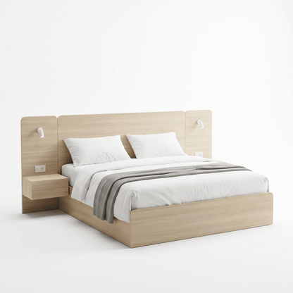 Rander Hotel Smart Bedroom Combo with Power Outlet & Reading Light