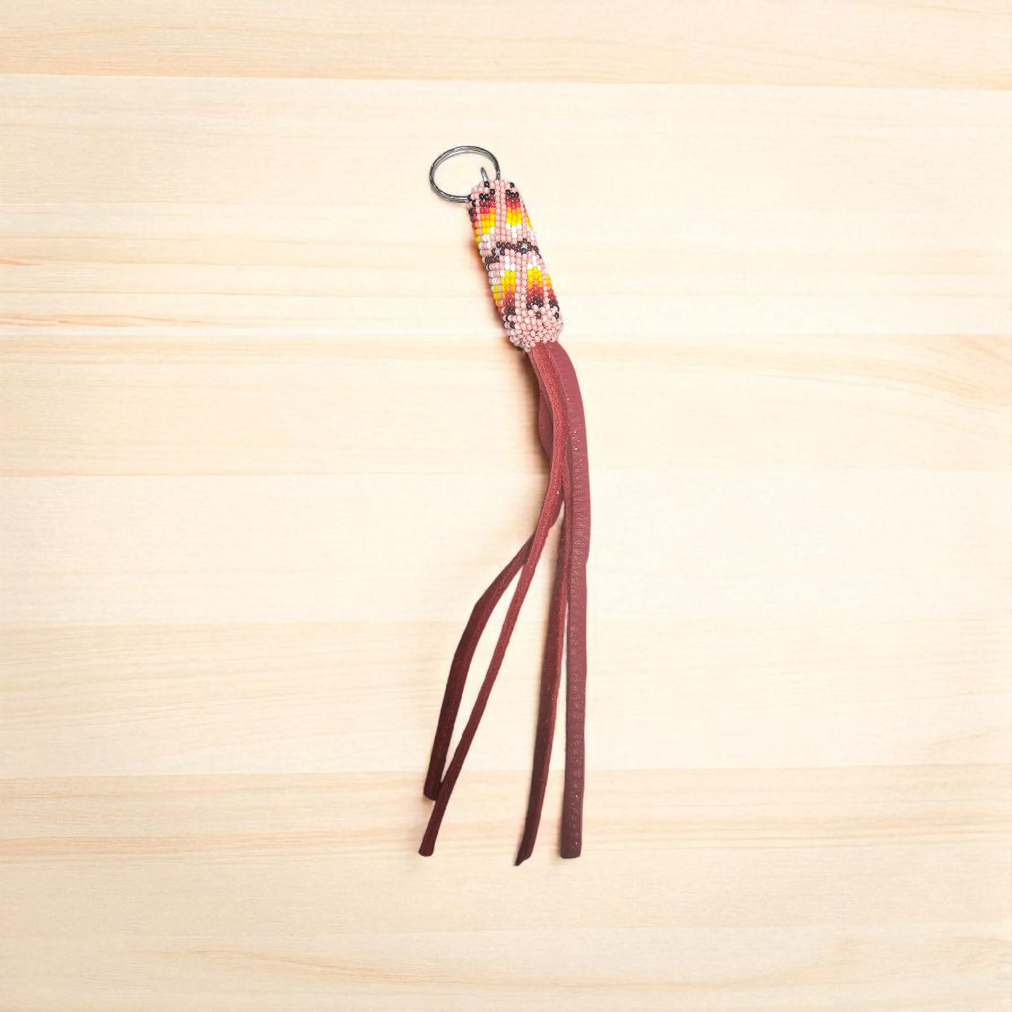 OLDTRIBES™  pink Beaded Keychain