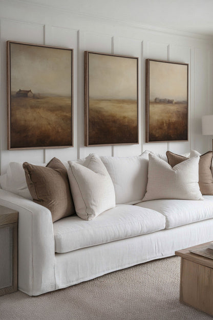 TRIO D'ANTAN (3 Werke auf gespannter Leinwand)