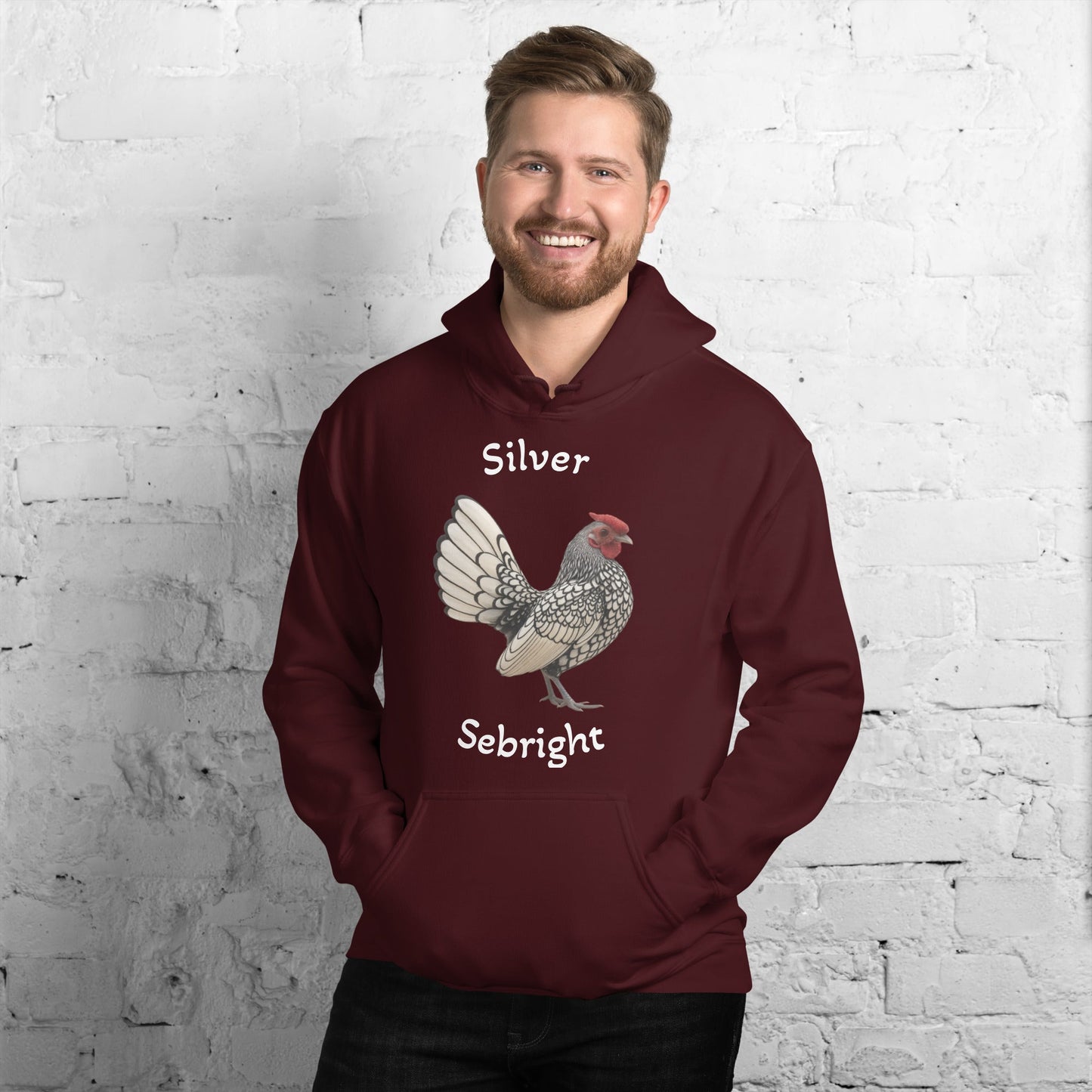 Silver Sebright Unisex bunny hug (hoodie)