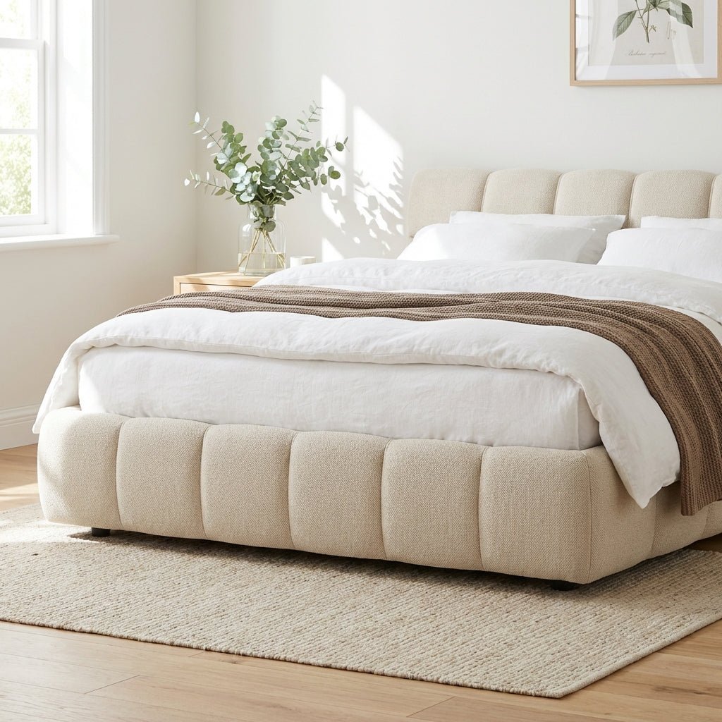 Valencia Modern Low-Profile Tufted Bed