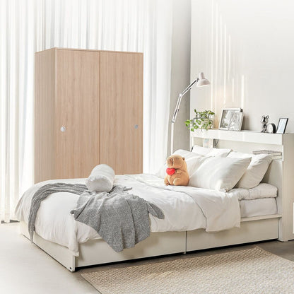 Vienna Bedroom Set: Storage Bed & Sliding Wardrobe Combo