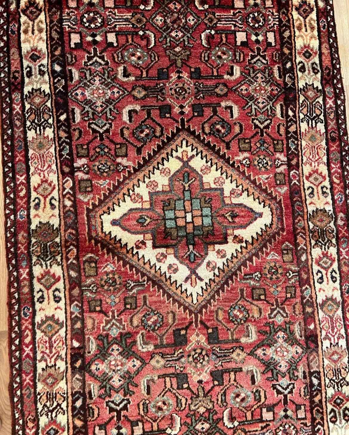 Vintage Hamadan Runner | 9' 8" x 3' 5"