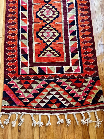 Vintage Herki Läufer | 81 cm x 305 cm