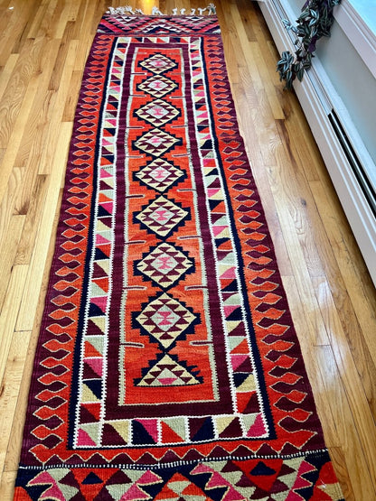 Vintage Herki Läufer | 81 cm x 305 cm