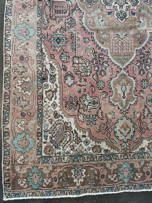 Reserviert für Kristen | Vintage Täbriz Teppich | 193 x 305 cm