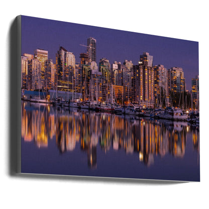 Wandbild Leuchtendes Vancouver