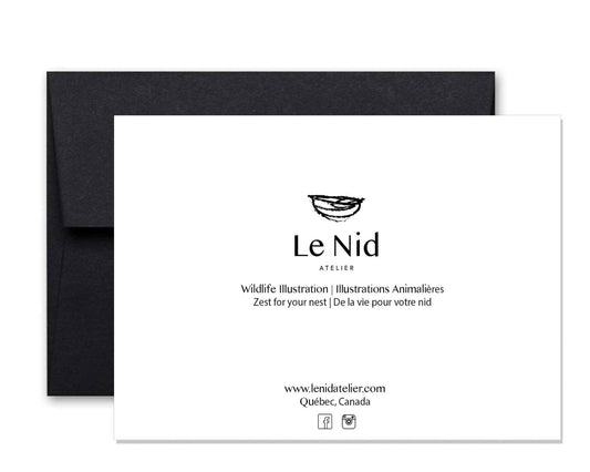 Wolf Howling with cub Greeting Card